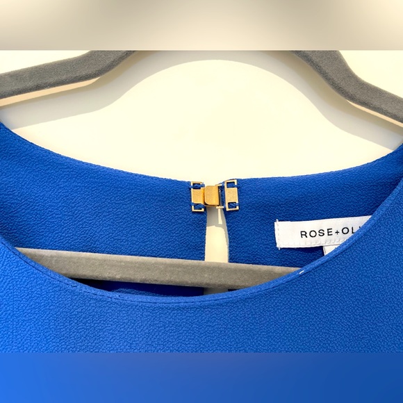 Rose+Olive Women’s Scoop Neck Top size Large - Picture 3 of 5